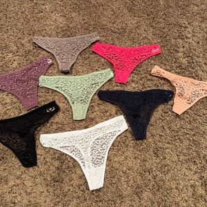 NWOT Woman’s 8-pk Lace Thong